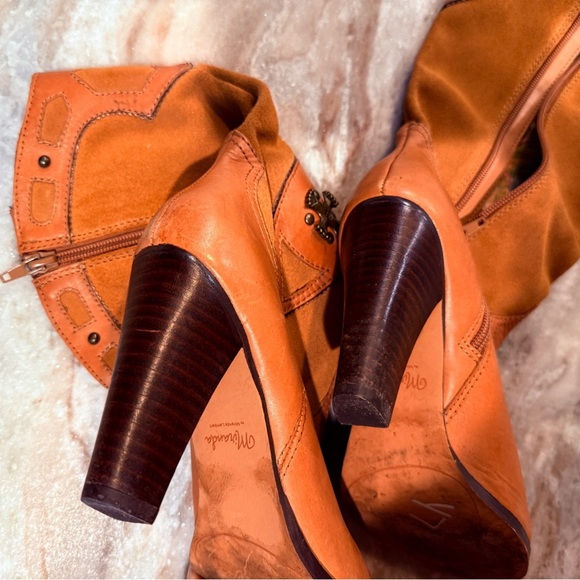 Women’s MIRANDA LAMBERT Candice western suede/leather boots- Size 6 - Picture 4 of 8